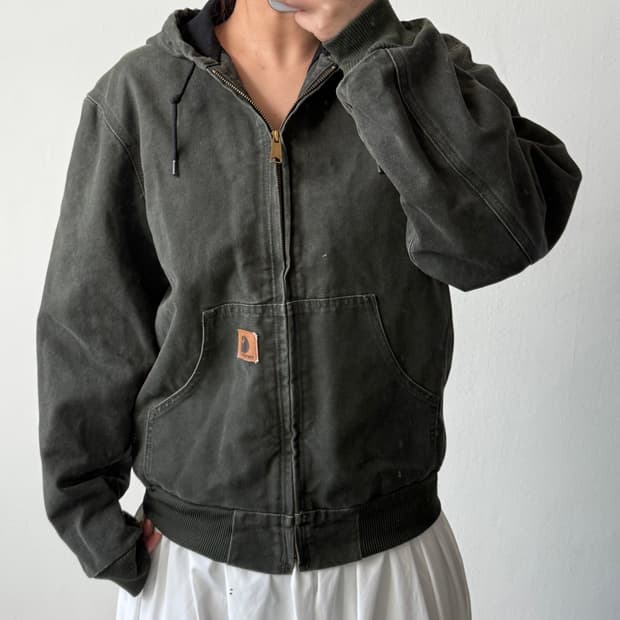 [S] 칼하트 액티브자켓 모스그린