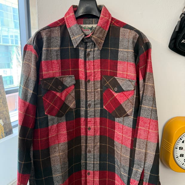 89년 알래스카 빈티지 리바이스 플란넬 셔츠 L 