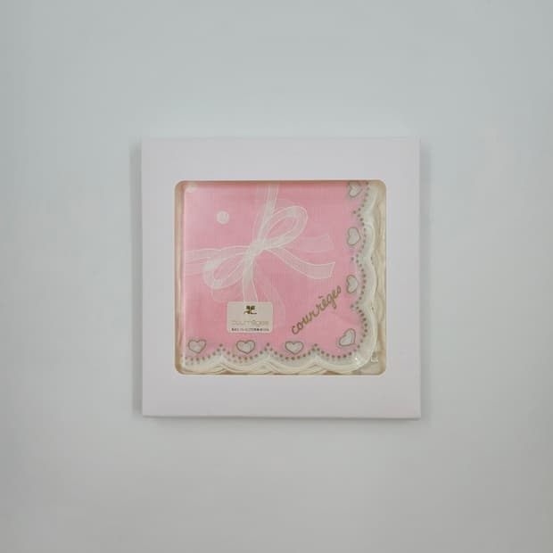 [새상품] courreges 꾸레쥬 손수건 스카프 - 11