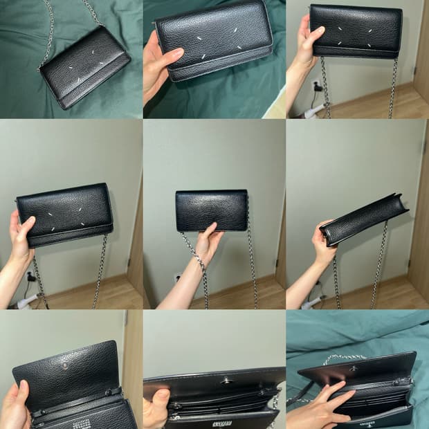 메종마르지엘라 woc 실버 체인백