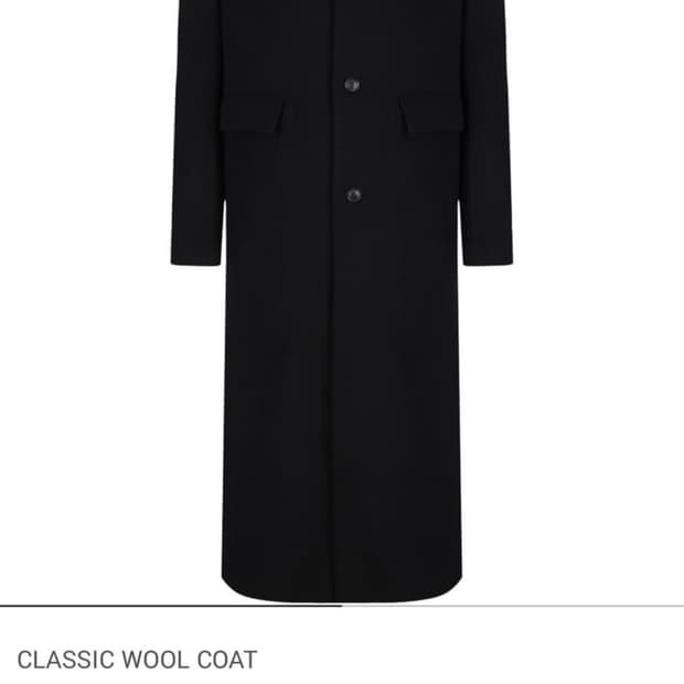 Lyjel service classic wool coat 2size