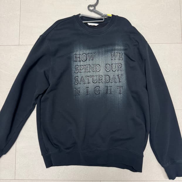 주앙옴므 브러쉬 스웻셔츠 맨투맨 M사이즈