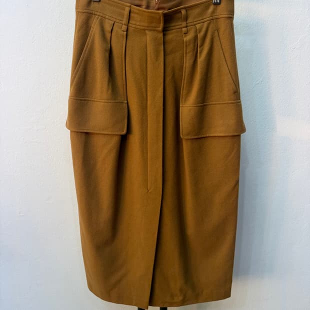 정품) 시스템 한섬 20ss 캐시미어 스커트 치마 64(28)