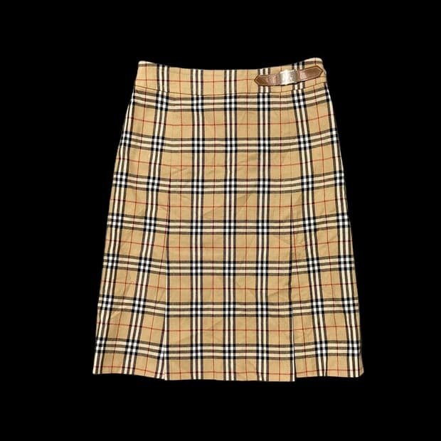 BURBERRY 버버리 블루라벨 노바체크 빈티지 스커트