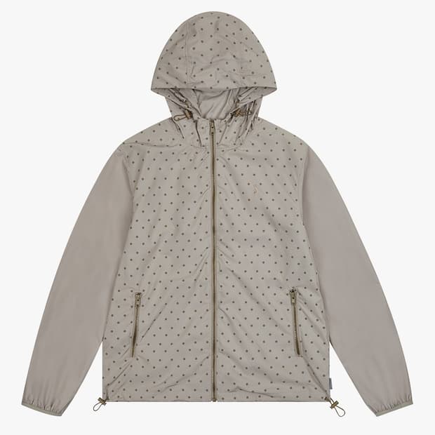 사파리스팟 S Clef 도트 윈드브레이커 베이지