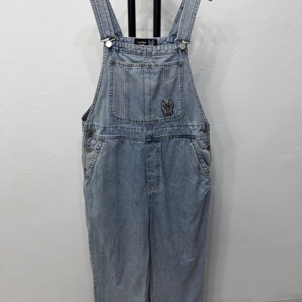 정품) 라이프워크 여성 데님 멜빵바지 F