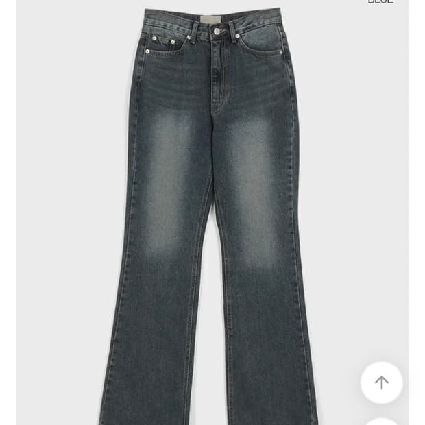 블랙업 타미넛 부츠컷 데님팬츠 중청 s