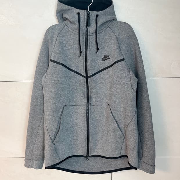 나이키 테크팩 후드집업 차콜 그레이 (XL)