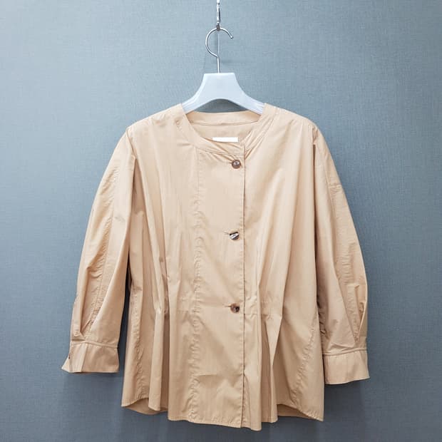 한섬 SJSJ 노카라 코튼 혼방 셔츠 82-94-160사이즈