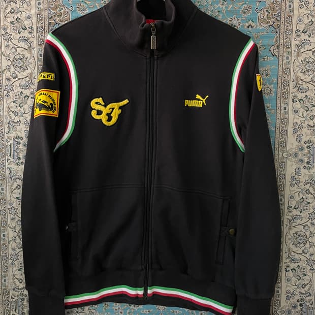 puma x ferrari BLK track jacket1673