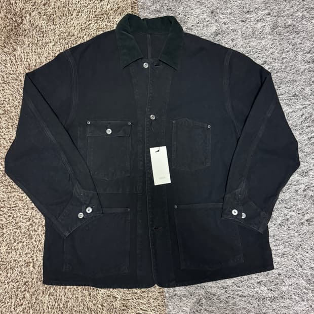아프레쎄 A.PRESSE VINTAGE SILK HEMP COVERALL