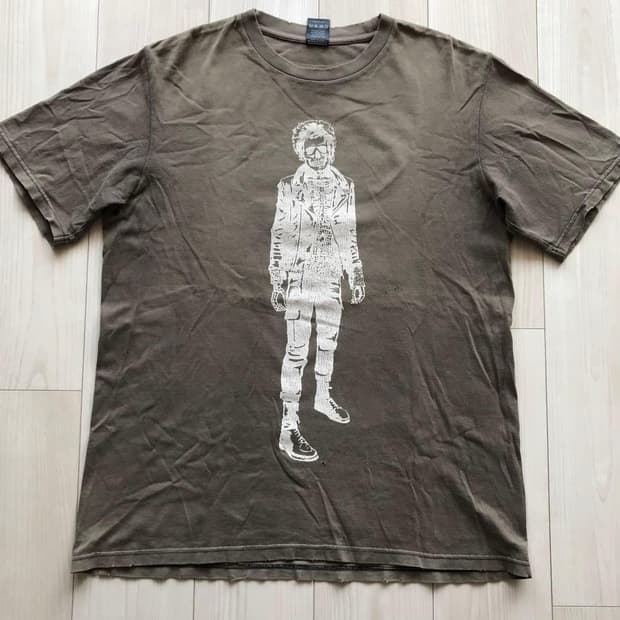 04SS 넘버나인 조 스트러머 스컬 그래픽 티셔츠