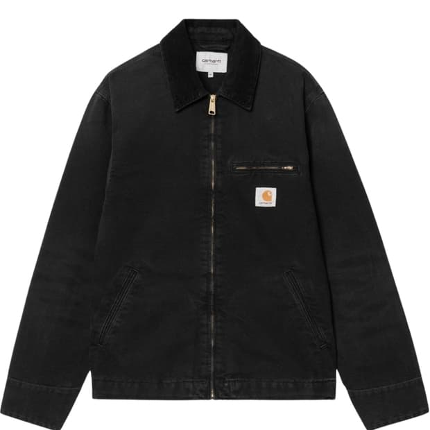 [S] 칼하트 WIP 디어본 스톤 캔버스 디트로이트 블랙