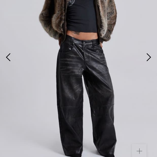 Jaded london 제이디드런던 페이크레더팬츠