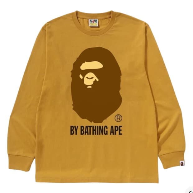 베이프 롱슬리브 옐로우