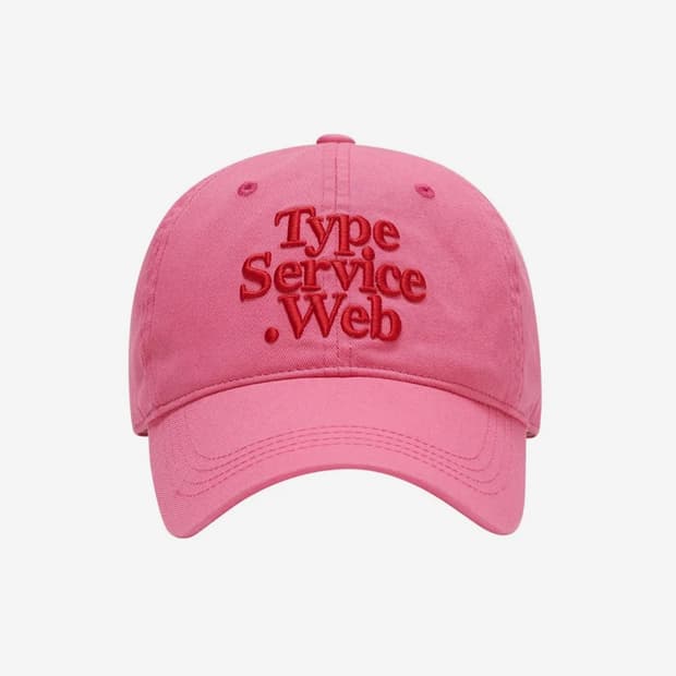 Typeservice Web Cap 타입서비스 볼캡 [Pink]