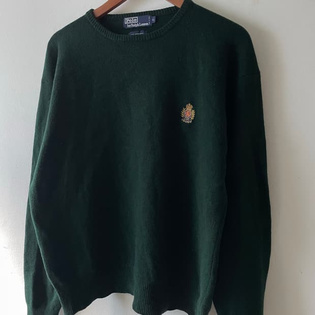 Vintage Polo Lambswool Sweater