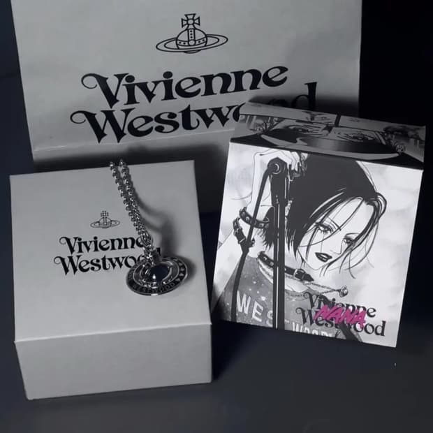 비비안 웨스트우드 나나 콜라보 오브 블랙목걸이