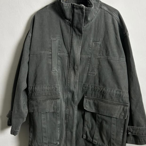 빈티지 야상 사파리 자켓