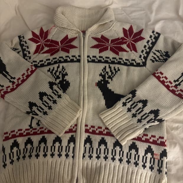 일본 빈티지 노르딕 코위찬