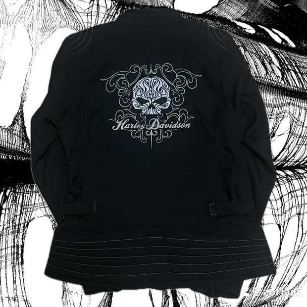 할리데이비슨 스컬 레이싱 자켓