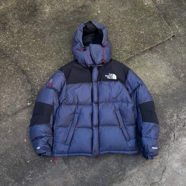 노스페이스 700 눕시 패딩 네이비 써밋 90