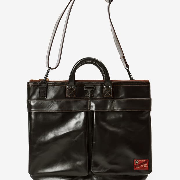 토이즈맥코이 가죽 헬멧백 브라운