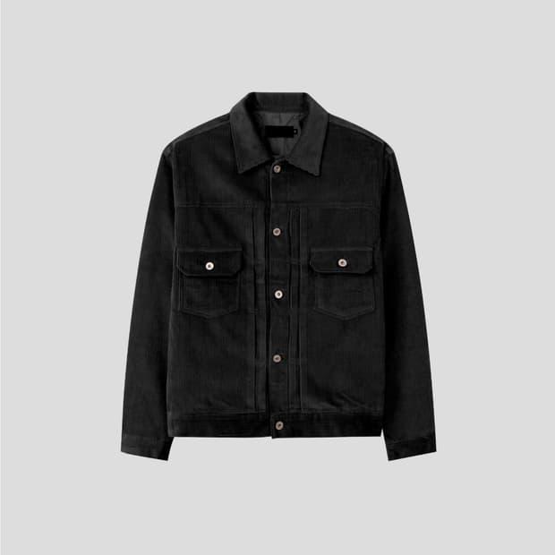 휴즈네스트 코듀로이 트러커 자켓M