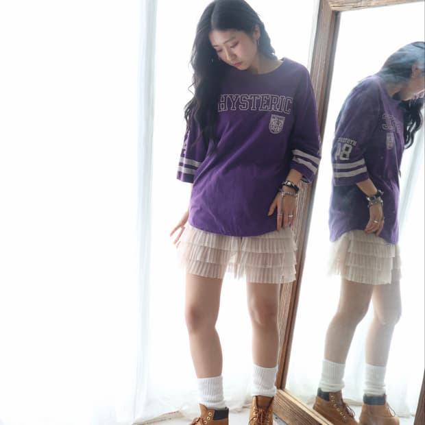 [Hysteric Glamour] Purple Reversible Tee