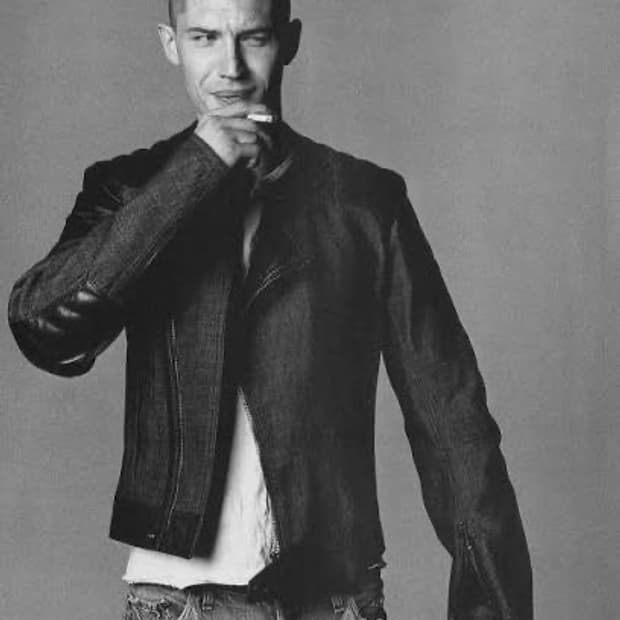 구찌 톰포드 02SS 톰하디 레더 바이크자켓