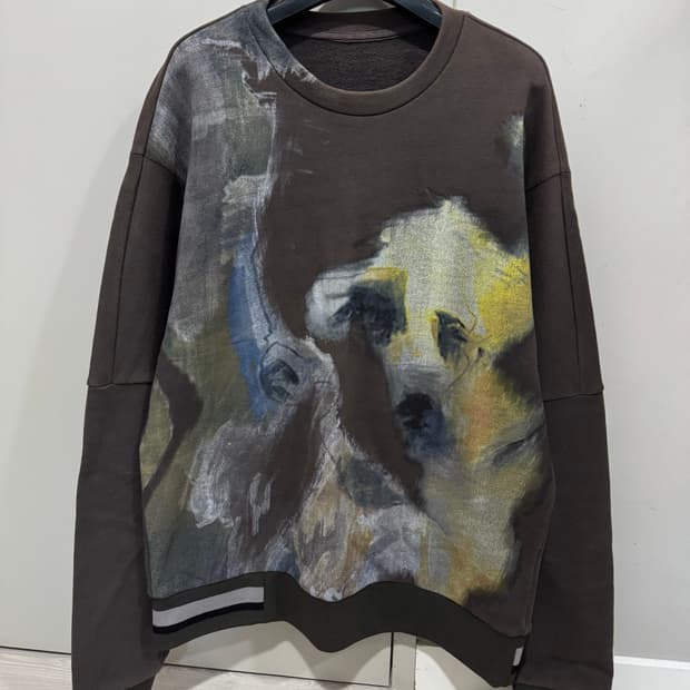 [105] 시스템옴므 유화 프린팅 맨투맨