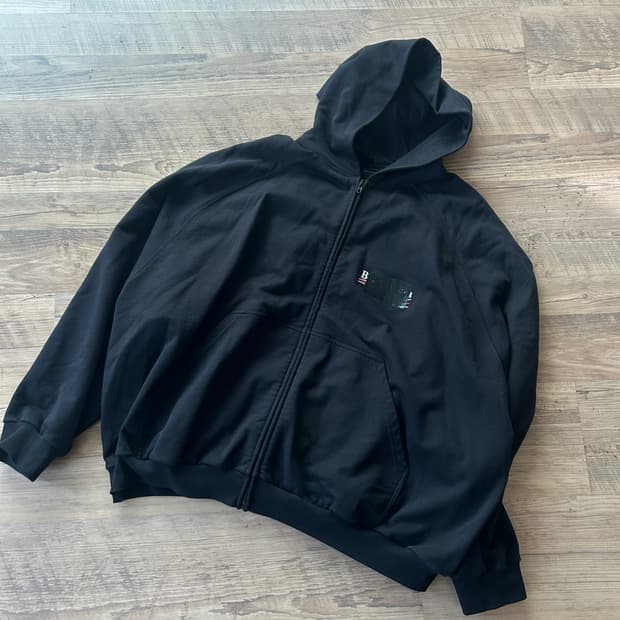 발렌시아가 개퍼 후드집업 라지핏