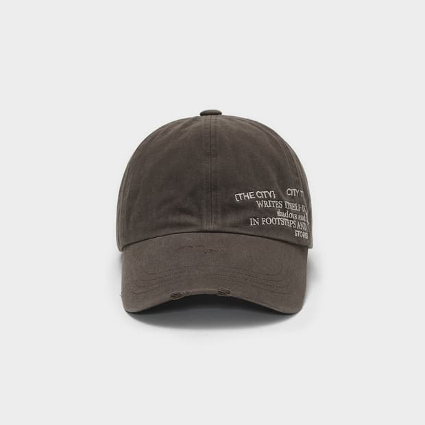 벨리에 시티 에세이 볼캡 브라운