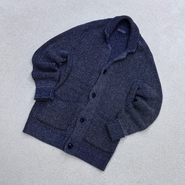 M 타미힐피거 남성 숄카라 니트 가디건 0410E