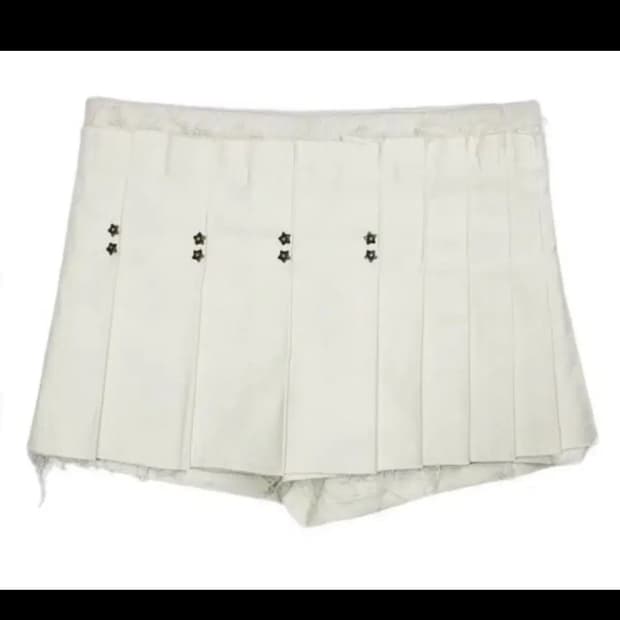 본네 스커트 Bonnae star rivat pleated skirt 1