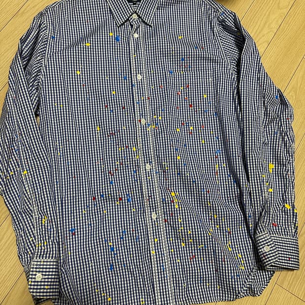 꼼데가르송 옴므 페인트 셔츠