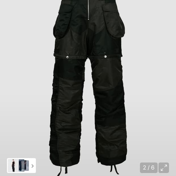 앤더슨벨 디테처블 패치워크 카고팬츠 48사이즈