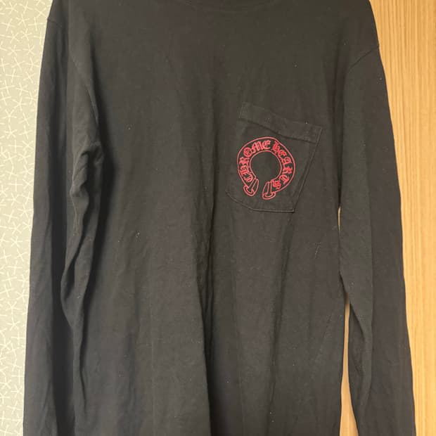 (M) 크롬하츠 레드 홀스슈 롱슬리브