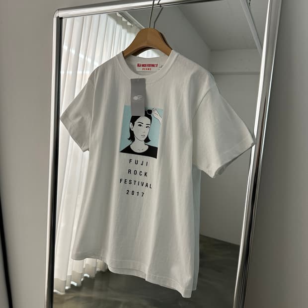 BeAMS KYNE 빔즈 후지락페스티벌 키네 콜라보 반팔 티셔츠 2017