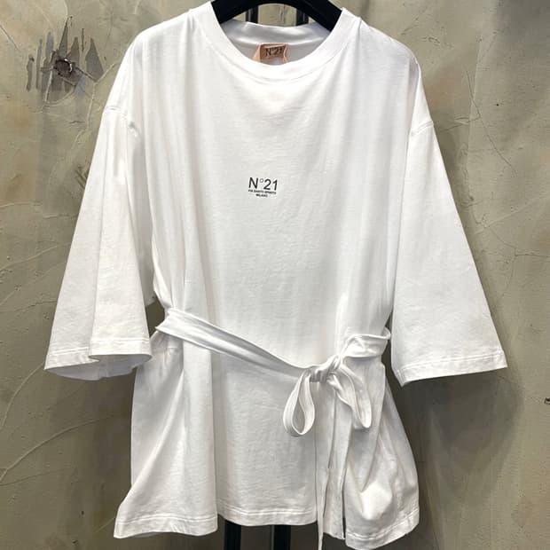 N21 누메로 벤투노 벨티드 오버사이즈 면티 55~77