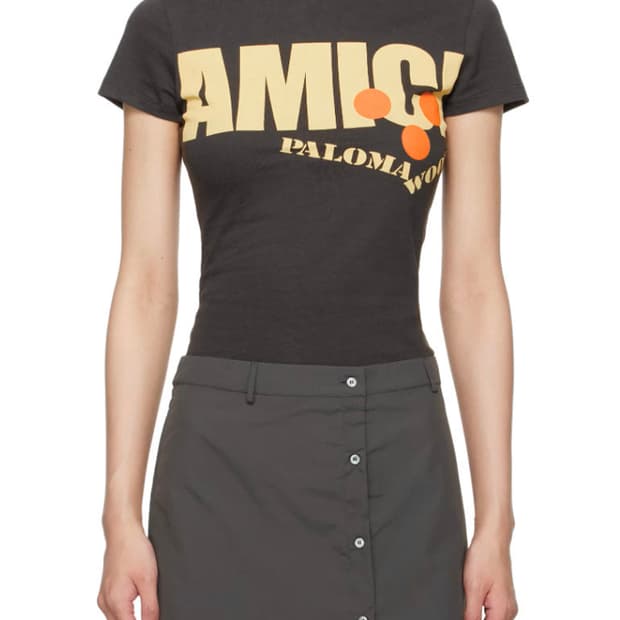 팔로마울 Black 'Amici' T-shirt