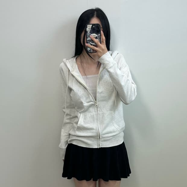 Gap 갭 백멜란지 후드집업