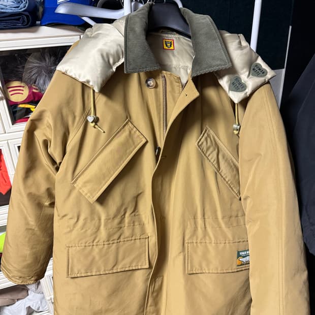 휴먼메이드 다운 파카 L사이즈