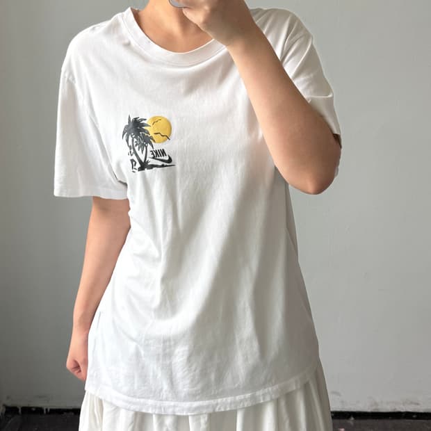 [XXL] 나이키 화이트 반팔티