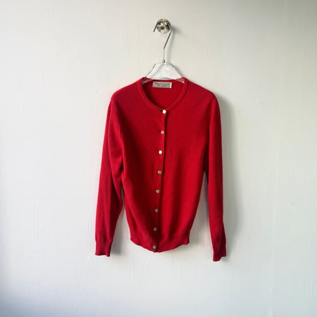 버버리 90‘s 램스울 가디건