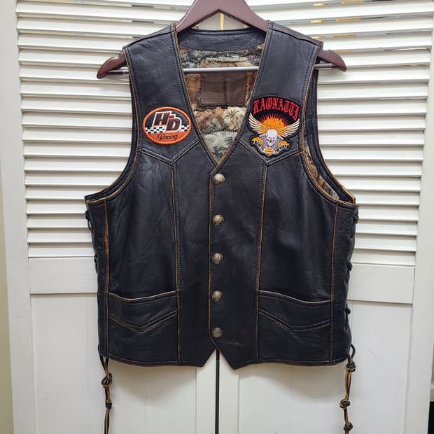 할리데이비슨 양가죽 라이더 베스트