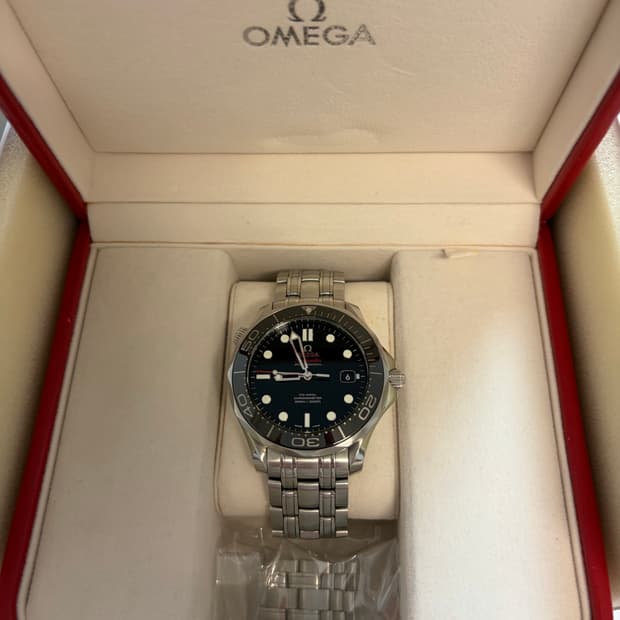 풀박스) 오메가 씨마스터300 (구씨마) + 질랜드 러버스트랩