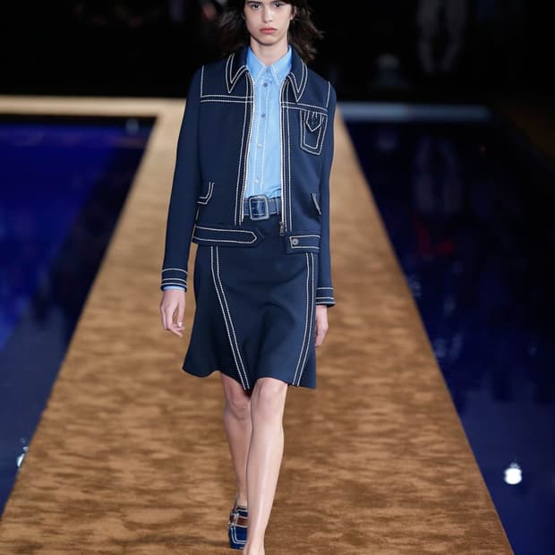 프라다 SS15 스티치 디테일 자켓