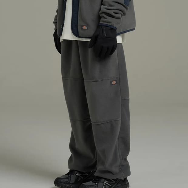 디키즈 폴라텍 플리스 더블니 팬츠 Gray XL