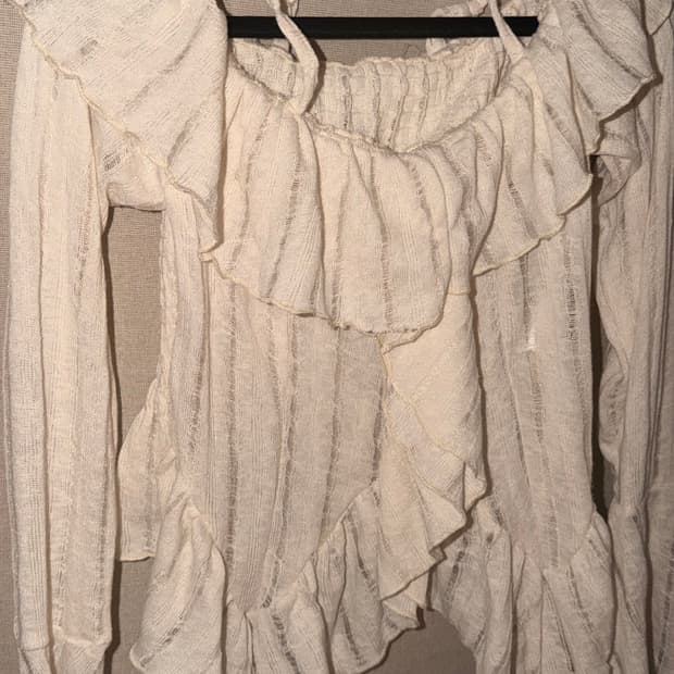 빈티지 오프숄더 천사깔 오네갸루 Y2K 공주 에겐녀